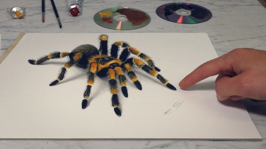 3D Zeichnung Tarantula