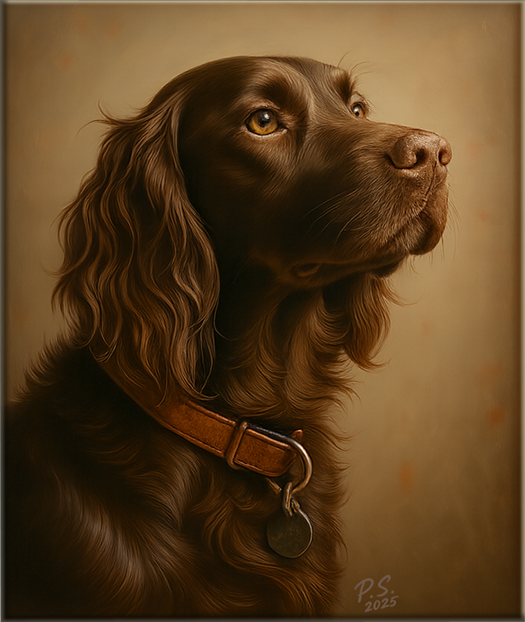 Hund Porträt Sepia Stefan Pabst